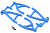 Mini E-Revo Rear A-arms - Blue