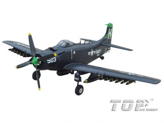 Радиоуправляемый самолет Top RC A1 Sky Raider белый 800мм 2.4G 4-ch LiPo RTF