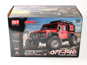 Радиоуправляемый краулер Remo Hobby OFF-ROAD (синий) 4WD 2.4G 1/18 RTR