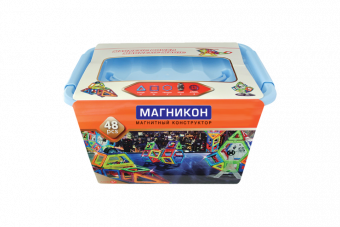 Магнитный конструктор МАГНИКОН MK-48