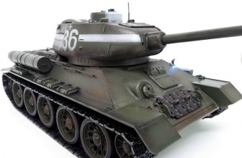 Радиоуправляемый танк Taigen 1:16 T34-85 (зеленый) 2.4 Ghz (ИК)