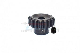 Шестерня GPM из высокоуглеродистой стали 17T 1Mod SCX6017TS-BK
