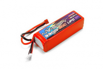Li-Po 22.2V(6s) 3300mAh 30C Soft Case Deans plug