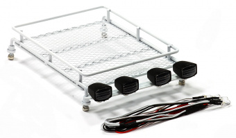 Багажник на крышу (белый) с LED (4) 1/10