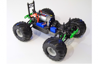 Радиоуправляемый автомобиль 1:16 Traxxas Grave Digger