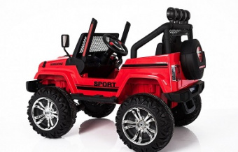 Электромобиль Little Sun Jeep Red