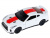 Машина АВТОПАНОРАМА Nissan GT-R (R35), 1/32, белый, свет, звук, в/к 18*9*13,5 см