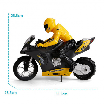 Радиоуправляемый мотоцикл (дрифт, GYRO, 1:6) 2.4G