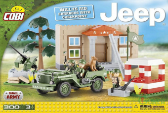 Конструктор COBI Джип Jeep Willys MB Barracks COBI-24302