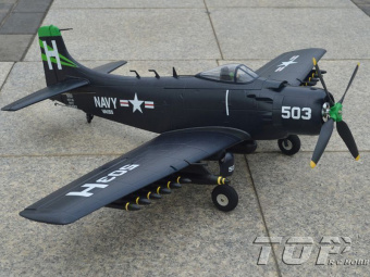 Радиоуправляемый самолет Top RC A1 Sky Raider Pro белый 800мм flight controller PNP