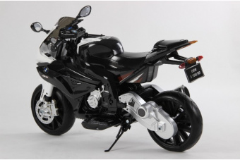 Детский электромобиль мотоцикл BMW S1000PR на аккумуляторе 12V цвет черный