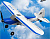 Радиоуправляемый самолет Volantex RC Sport Cub 500мм (синий) 2.4G 4ch LiPo RTF with Gyro