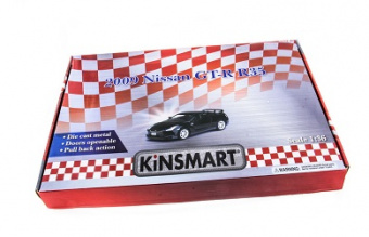 Машинка Kinsmart Nissan GT-R R35 1:36 (инерция) б/к