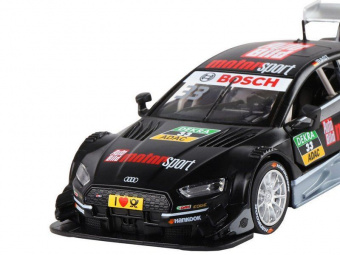 Машина ''АВТОПАНОРАМА'' Audi RS 5 DTM, черный матовый, 1/32, свет, звук, инерция, в/к 17,5*13,5*9 см