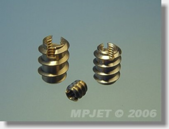 Резьбовая втулка M3, латунь, MPJet, 4шт.