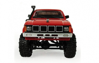 Пикап с кунгом 4x4 Pro (Красный) 1/16