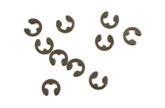 Шайба стопорная E-Clips (10 шт.) Losi: Mini-T