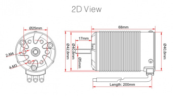 Бесколлекторный электродвигатель TORO X8 Buggy Brushless Motor(2650KV)