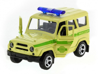 Машина ''АВТОПАНОРАМА'' инерц. УАЗ (инкассация) 1/50, в/к 12*7*5,5 см
