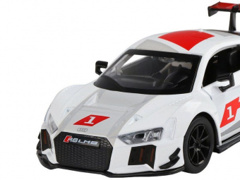 Машина ''АВТОПАНОРАМА'' AUDI R8, белый перламутр, 1/32, свет, звук, инерция, в/к 17,5*13,5*9 см