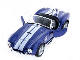 Машина Kinsmart Shelby Cobra 427 1965 инерция (1/12шт.) 1:32 б/к