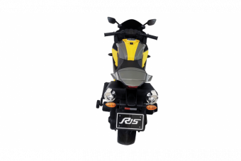 Детский электромотоцикл Yamaha R15 (до семи лет) Желтый