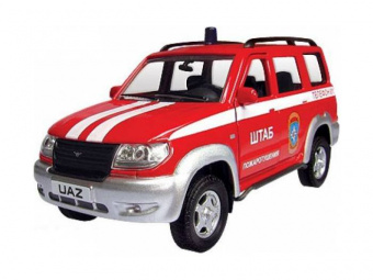 Машина Autotime ''UAZ PATRIOT'' пожарная охрана 1:43