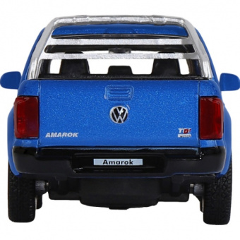 Машина АВТОПАНОРАМА Volkswagen Amarok, синий, 1/46, инерция, откр. двери, в/к 17,5*12,5*6,5 см