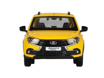 Машина ''АВТОПАНОРАМА'' Яндекс.Такси LADA GRANTA CROSS, желтый, 1/24, в/к 24,5*12,5*10,5 см