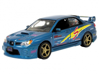 Машина Autotime ''SUBARU IMPREZA WRX STI'' тюнинг гараж 1:24 инерционная