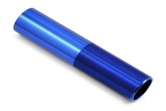 Body, GTX shock (aluminum, blue-anodized) (1)