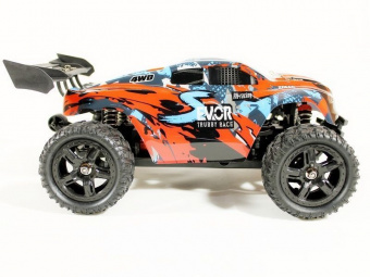 Радиоуправляемая трагги Remo Hobby S EVO-R Brushless (красная) 4WD 2.4G 1/16 RTR