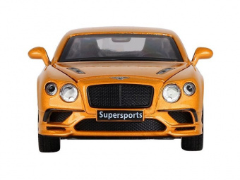 Машина ''АВТОПАНОРАМА'' Bentley Continental Supersports, оранжевый, 1/32, в/к 17,5*12,5*6,5 см