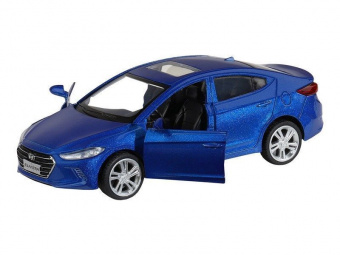Машина ''АВТОПАНОРАМА'' HYUNDAI ELANTRA, синий, 1/40, инерция, в/к 17,5*12,5*6,5 см