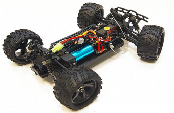 Радиоуправляемый монстр 1/18 Himoto Mastadon Brushless 4WD 2.4GHz RTR (влагозащищенный регулятор)