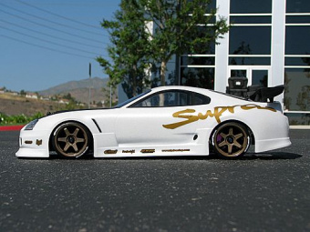 Кузов туринг 1/10 - TOYOTA SUPRA AERO (200mm) некрашеный/ c отражателями