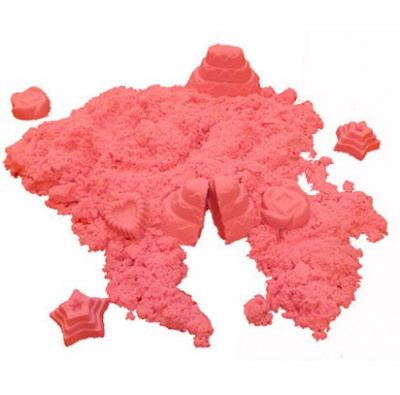 Набор игровой для лепки песок кинетический 0,5кг Розовый (MS-500G Pink)