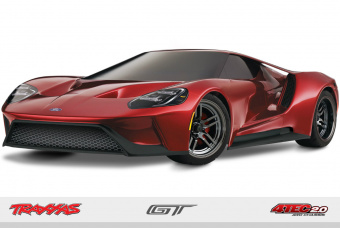 Радиоуправляемая машина TRAXXAS Ford GT 1:10 4WD Красная