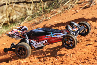 Радиоуправляемая багги TRAXXAS Bandit VXL 1:10 Brushless 2WD RTR Зеленая
