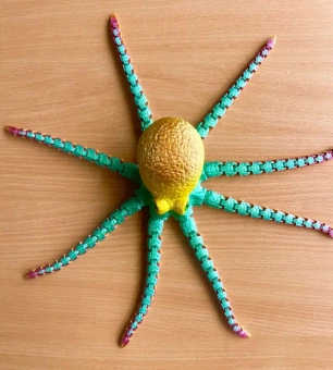 Осьминог 3D, 41см