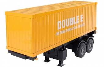 Радиоуправляемый контейнеровоз Double E Mercedes-Benz Arocs 1:20 2.4G