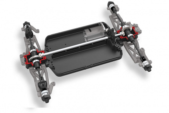 Радиоуправляемый монстр TRAXXAS LaTrax Teton 1:18 4WD Красный