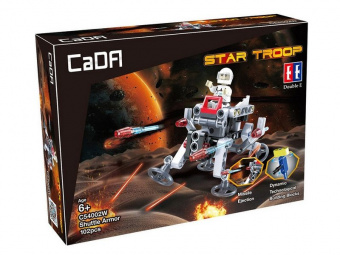 Конструктор CaDA Technic звездный отряд, входящий в серию «Космический десант»