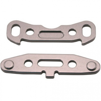 Распорки крепления осей задних рычагов АЛЮМ. (Titanium color) RC8 (2шт)