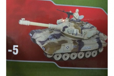Радиоуправляемый танковый бой с мишенью Household Russia T-90