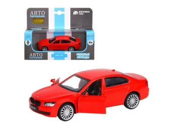 Машина ''АВТОПАНОРАМА'' BMW 760 LI, красный, 1/46, инерция, в/к 17,5*12,5*6,5 см