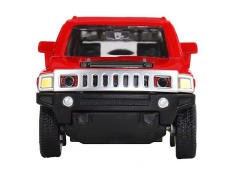 Машина АВТОПАНОРАМА Hummer H3, красный, 1/43, инерция, в/к 17,5*12,5*6,5 см