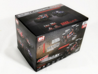 Радиоуправляемая трагги Remo Hobby S EVO-R Brushless (красная) 4WD 2.4G 1/16 RTR