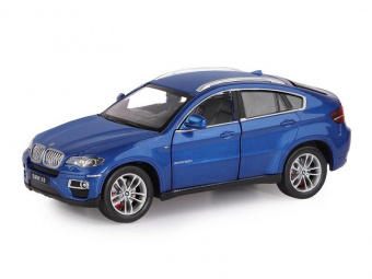 Машина ''АВТОПАНОРАМА'' BMW X6, синий, 1/26, звук, в/к 24,5*12,5*10,5 см