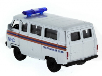 Машина ''АВТОПАНОРАМА'' инерц. УАЗ-452 (МЧС) 1/50, в/к 12*7*5,5 см